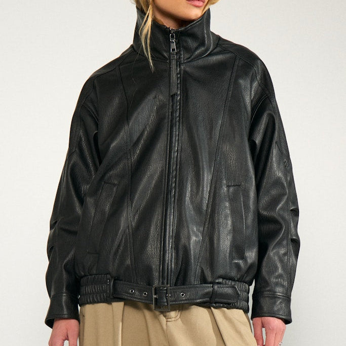 NUMPH - JAKKE BIKA OVERSIZE - 707431 - CAVIAR