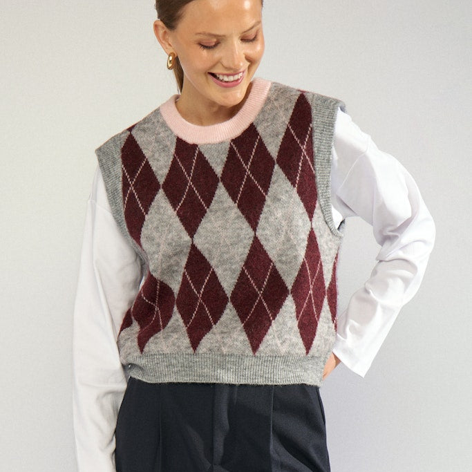 NUMPH - VEST - TIKLA - 707318 - medium grey mel