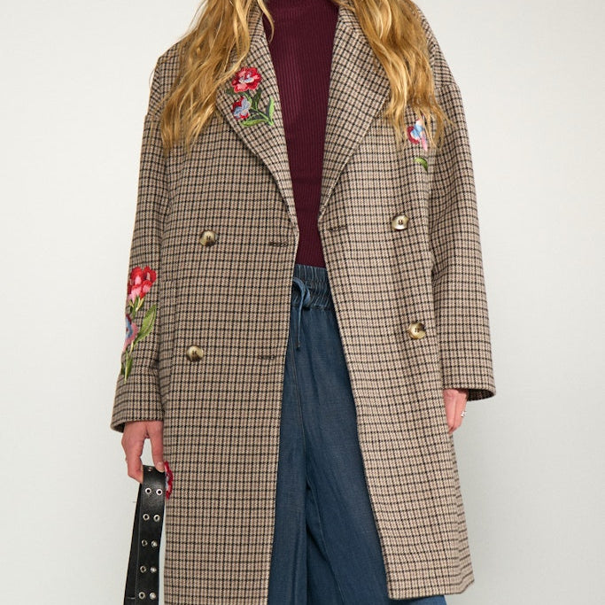 NUMPH - FRAKKE - LANA EMBROIDERY - 707348 - 5698 - Black Coffee