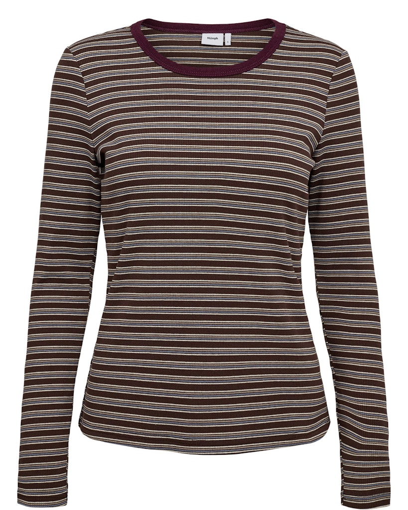 NÜMPH - BLUSE - HENNESY - 707185 -  deep taupe