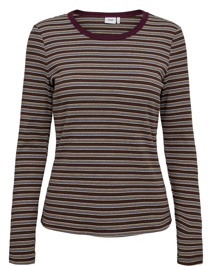 NÜMPH - BLUSE - HENNESY - 707185 -  deep taupe