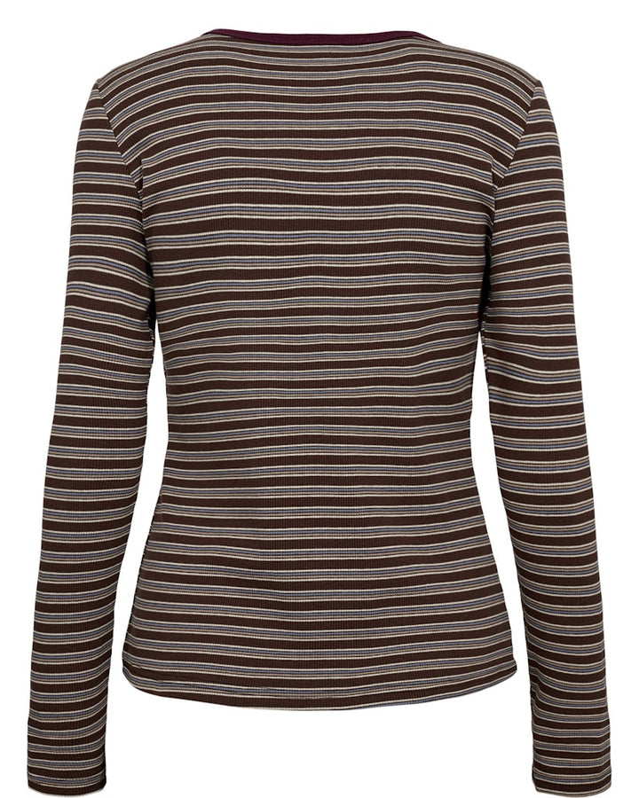 NÜMPH - BLUSE - HENNESY - 707185 -  deep taupe