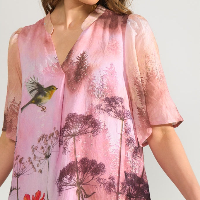 NÜMPH - KJOLE - FOREST 706974 - PINK LADY