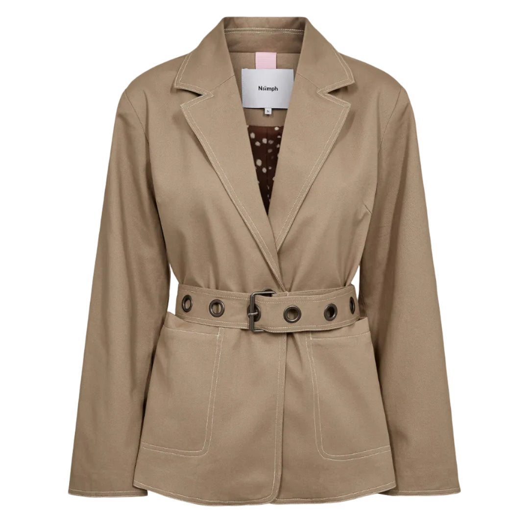 NÜMPH - BLAZER - HILME 706939 - SILVER MINK