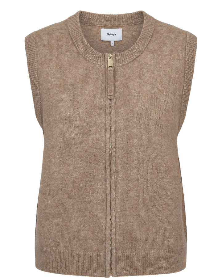NÜMPH - VEST - FUETTE - 707122 - 5720 - SILVER MINK