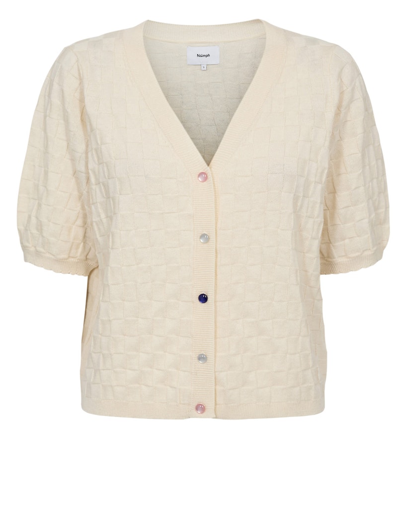 NÜMPH - CARDIGAN - TIKA - 707137 - 9509 - WHITECAP GRAY