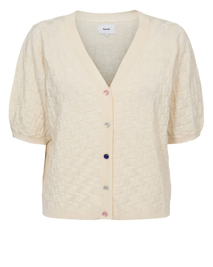 NÜMPH - CARDIGAN - TIKA - 707137 - 9509 - WHITECAP GRAY