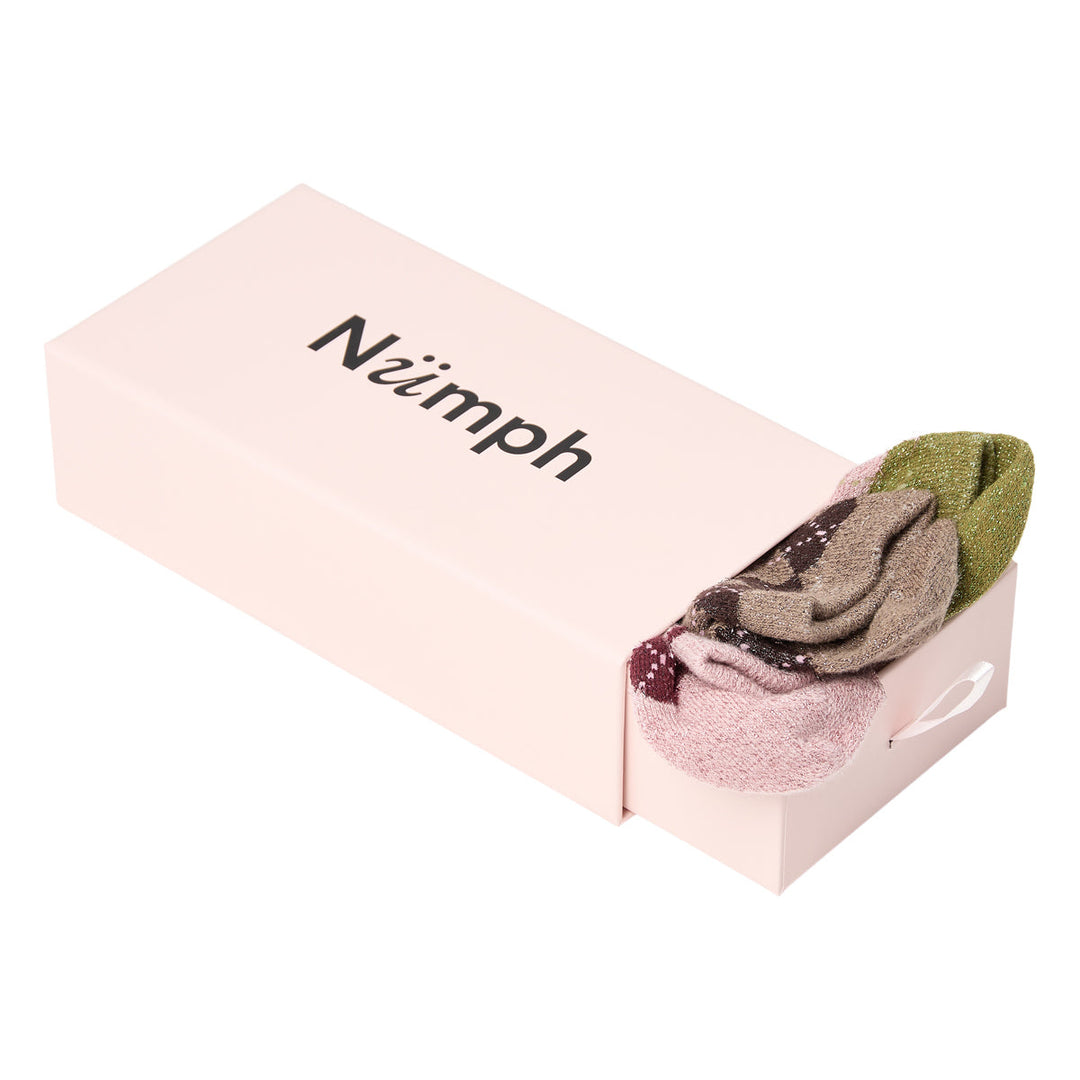 NÜMPH - 3-PAK STRØMPER - TAYA 707633 - MULTI