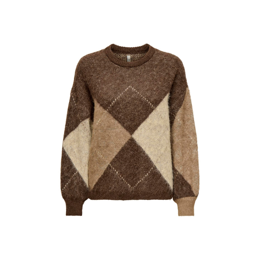 ONLY - STRIKTRØJE - NOEME LIFE 15353226 - CHESTNUT
