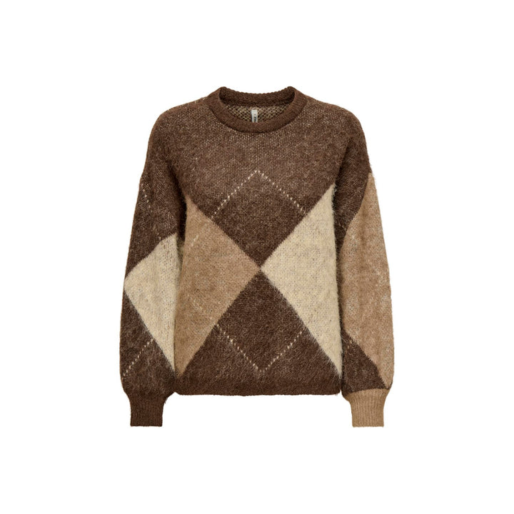 ONLY - STRIKTRØJE - NOEME LIFE 15353226 - CHESTNUT