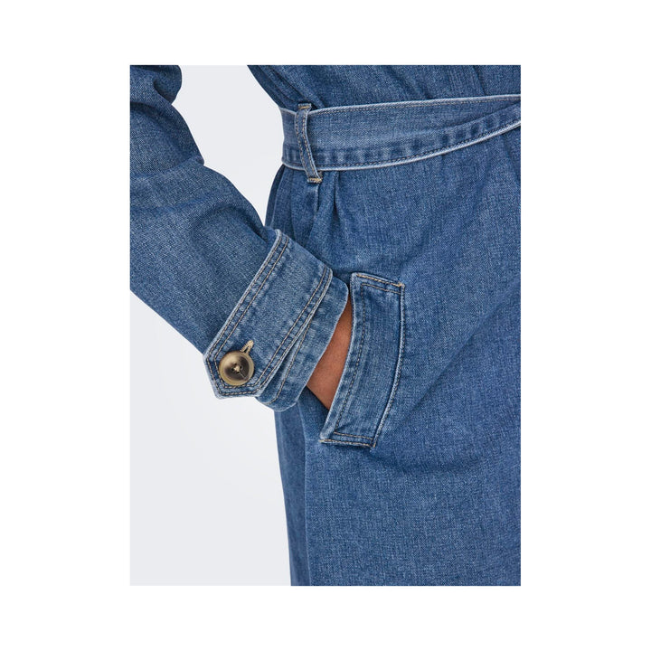 ONLY - TRENCHCOAT - MALOU 15327725 - MEDIUM BLUE DENIM