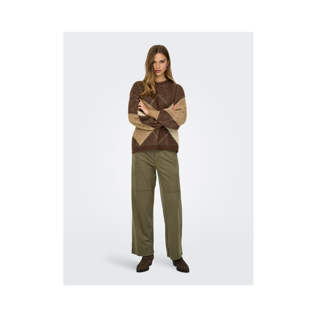 ONLY - STRIKTRØJE - NOEME LIFE 15353226 - CHESTNUT