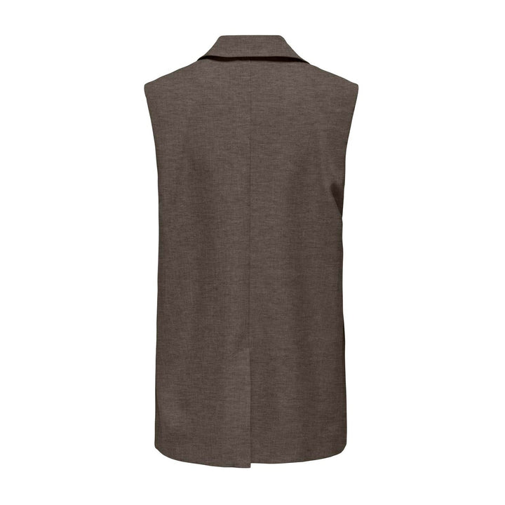 ONLY - VEST - LINDA 15314265 - MAJOR BROWN MELANGE