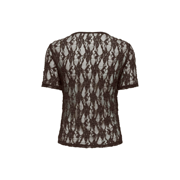 ONLY - TOP - ALBA 15388953 - SEAL BROWN
