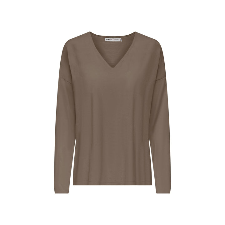ONLY - STRIKTRØJE - CHIANTI LIFE 15354092 - WALNUT