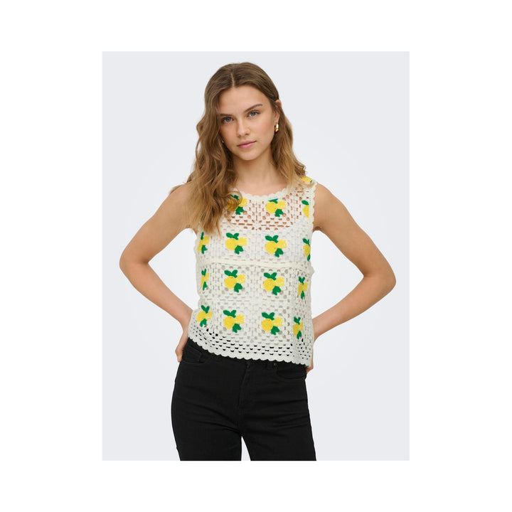 ONLY - TOP - EMMA 15377091 - BIRCH LEMON/YARROW/JELLY BEAN