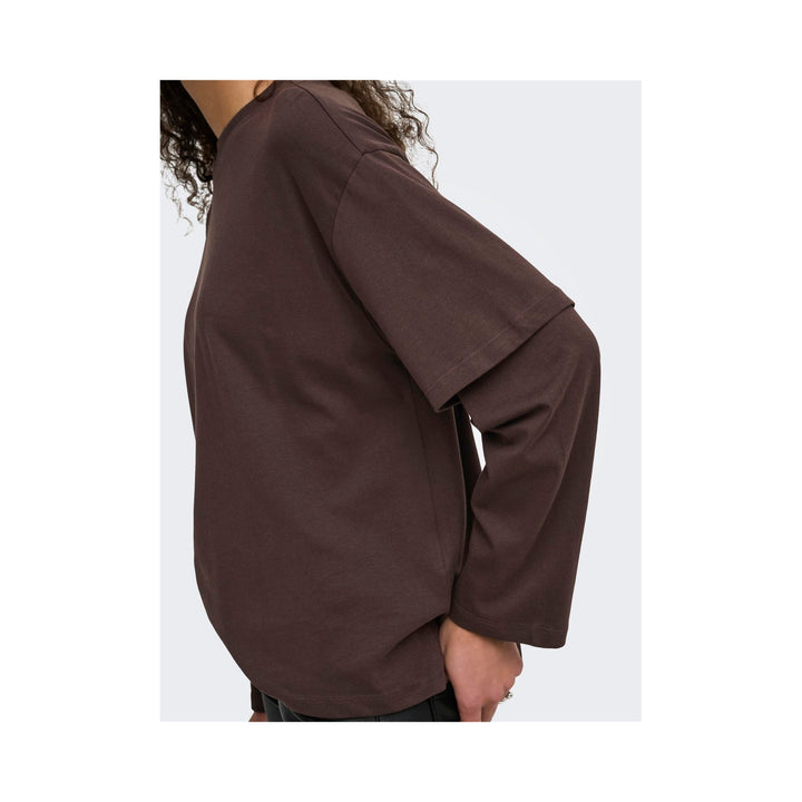 ONLY - T-SHIRT - FREJA 15387312 - COFFEE BEAN
