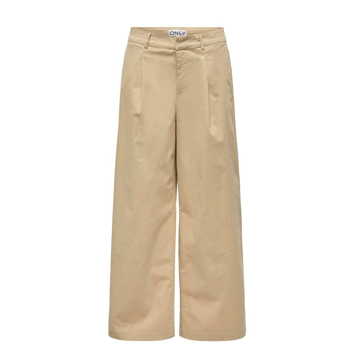 ONLY - BUKS - LIANA MW X WIDE PLEAT 15365822 - TRAVERTINE