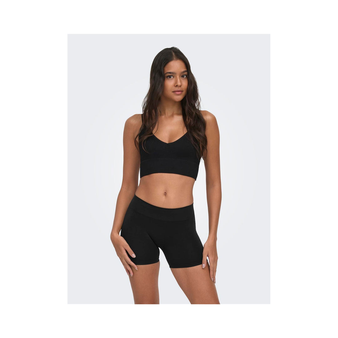 ONLY - BH - VICKY RIB SEAMLESS 15201539 - SORT