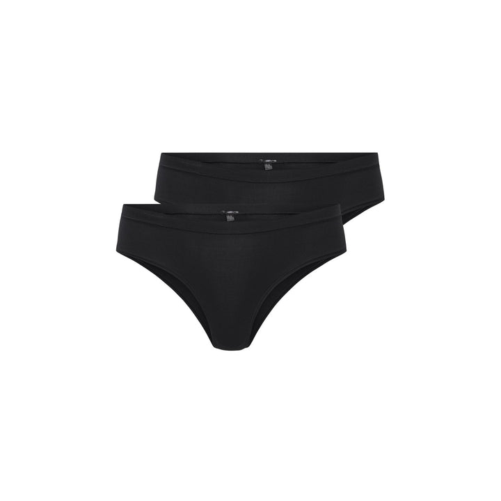 ONLY - 2-PAK TRUSSER - PEACHY BRAZIL 15354805 - SORT
