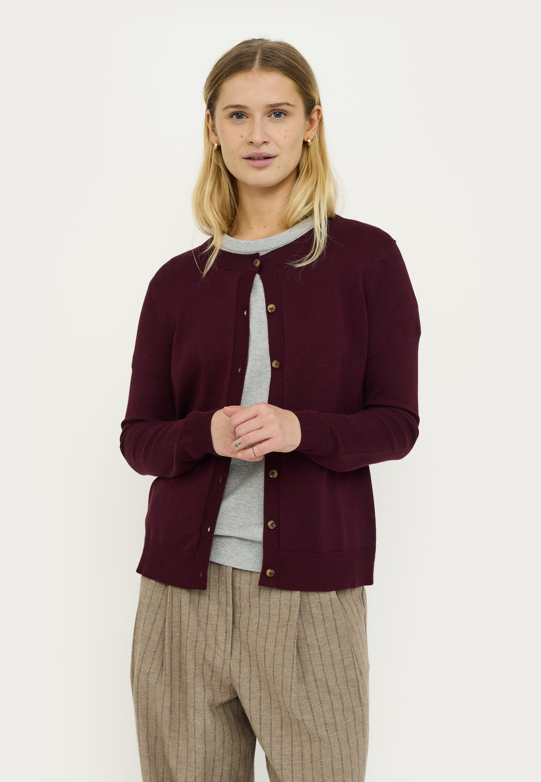 SOFT REBELS - CARDIGAN - MARLA SR120-213 -365 VINYARD WINE