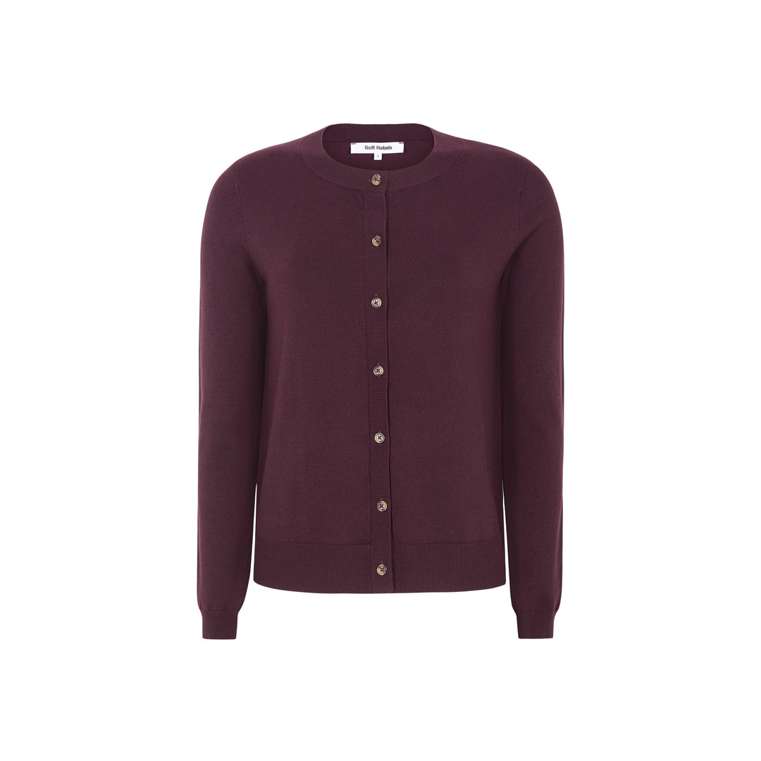SOFT REBELS - CARDIGAN - MARLA SR120-213 -365 VINYARD WINE