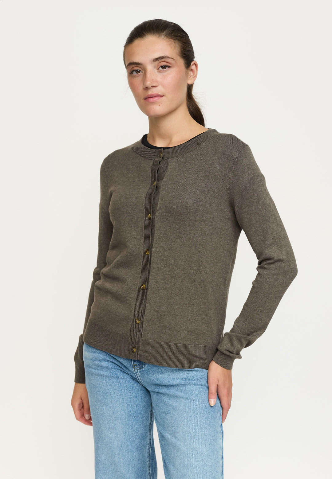 SOFT REBELS - CARDIGAN - MARLA SR120-213 -365 - 368 CANTEEN MELANGE