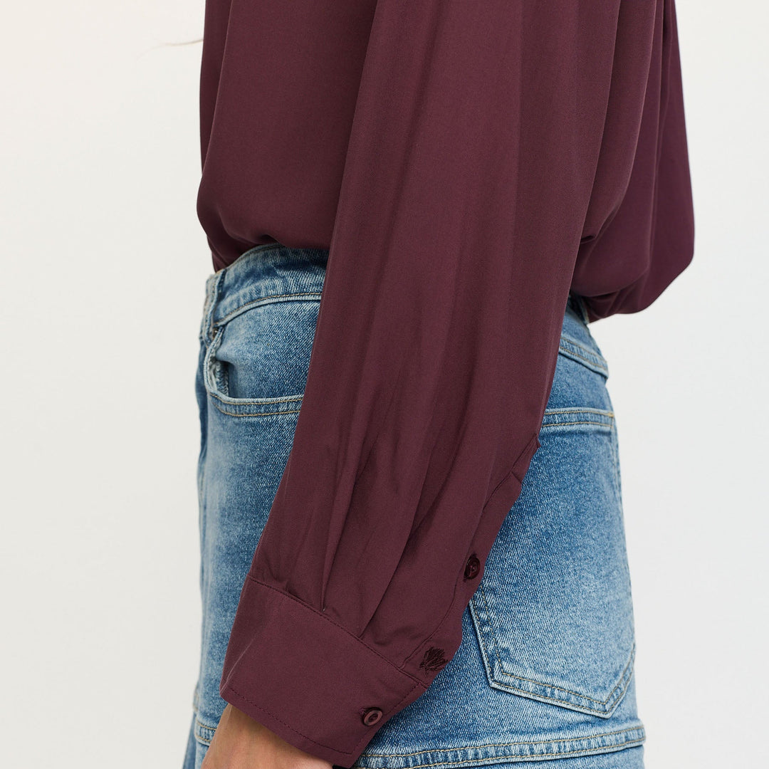 SOFT REBELS - SKJORTE - FREEDOM LOOSE - 125-708 - 365 VINYARD WINE