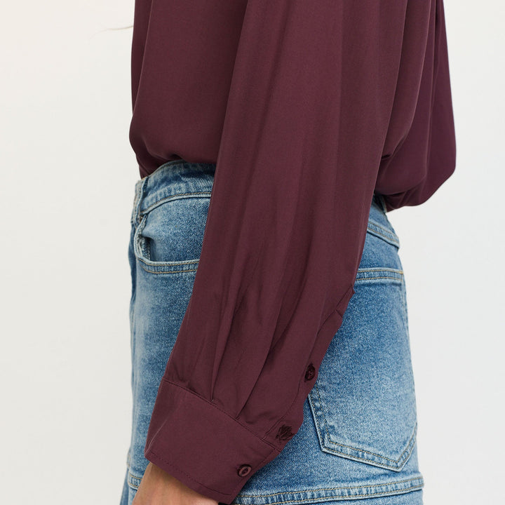 SOFT REBELS - SKJORTE - FREEDOM LOOSE - 125-708 - 365 VINYARD WINE