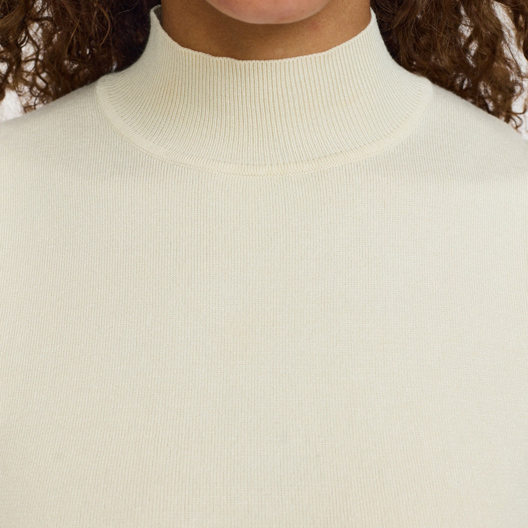 SOFT REBELS - TOP - MARLA TURTLENECK SR126-208 - ARCTIC WOLF