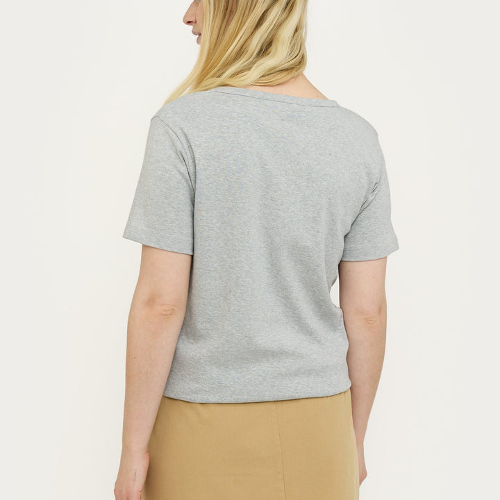 SOFT REBELS - T-SHIRT - BELLA SR226-300 - GREY MELANGE