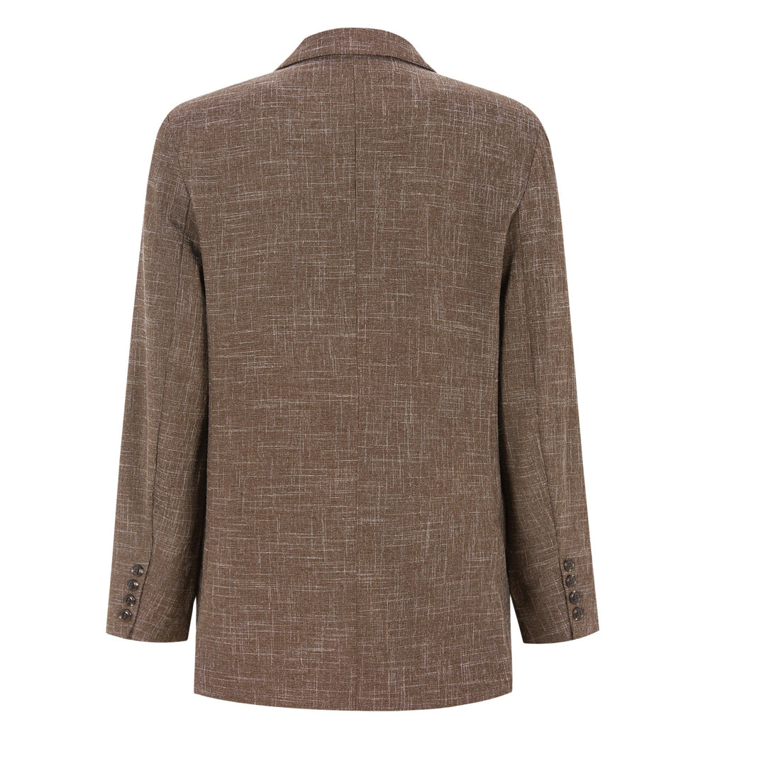 SOFT REBELS - BLAZER - LUMI SR226-702 - SEPIA MELANGE