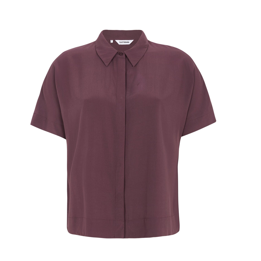 SOFT REBELS - SKJORTE - FREEDOM SR321-747 - VINYARD WINE