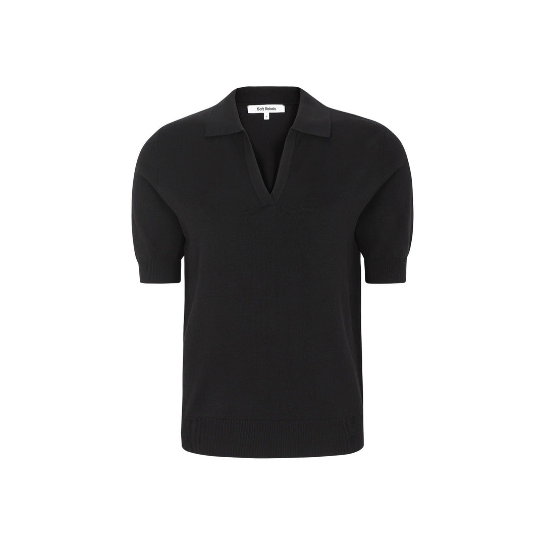 SOFT REBELS - POLO - PARKER - 426-200 - 001 - BLACK