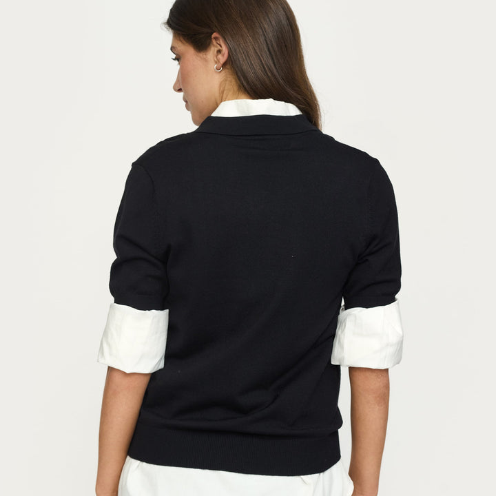 SOFT REBELS - POLO - PARKER - 426-200 - 001 - BLACK
