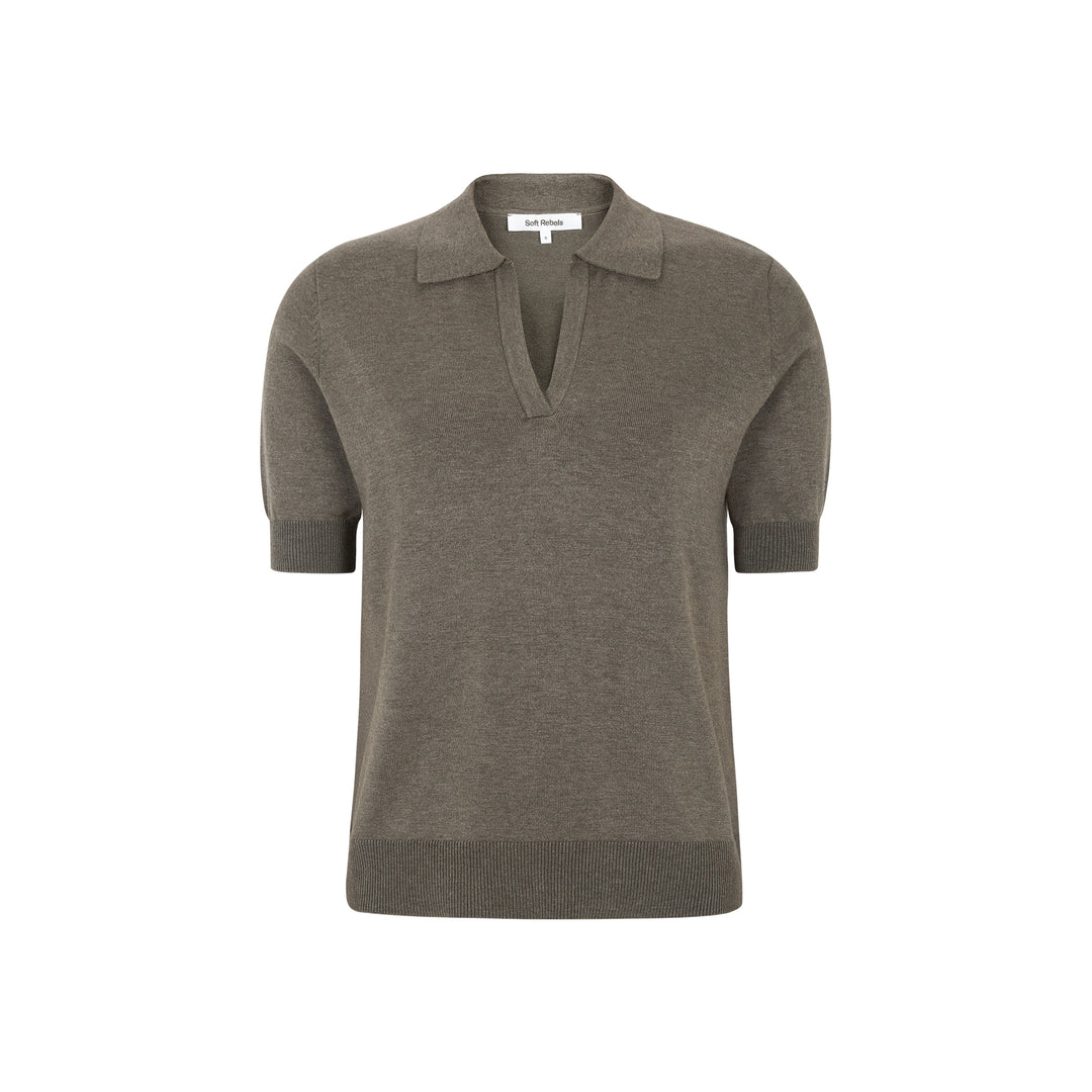 SOFT REBELS - POLO - PARKER - 426-200 - 368 - CANTEEN MELANGE