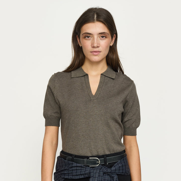 SOFT REBELS - POLO - PARKER - 426-200 - 368 - CANTEEN MELANGE