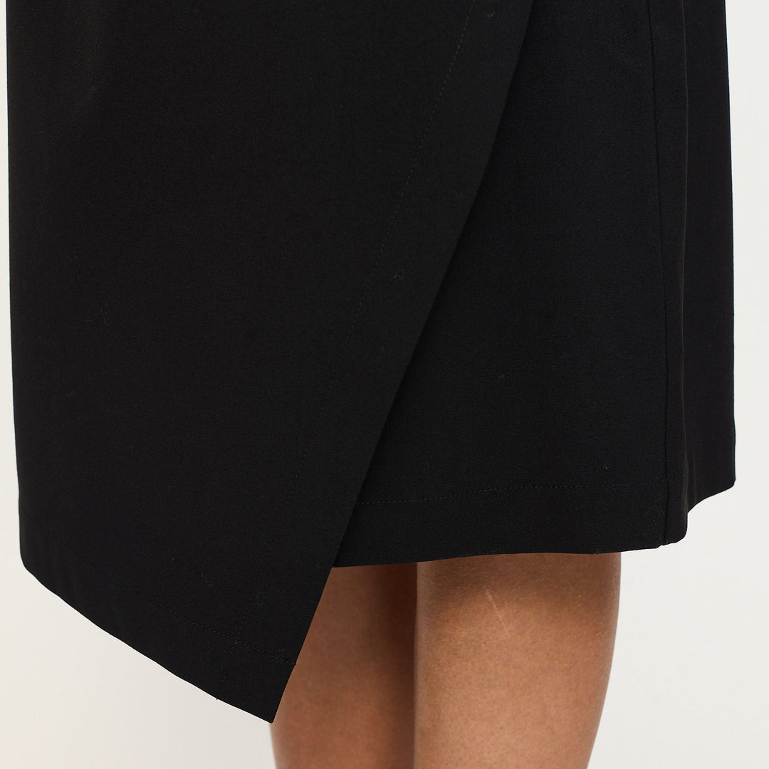 SOFT REBELS - NEDERDEL - VILJA MIDI 426-700 - SORT