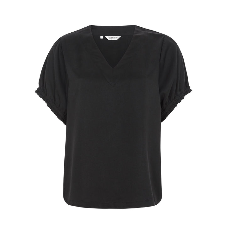 SOFT REBELS - BLUSE - RYLEE SR426-701 - SORT