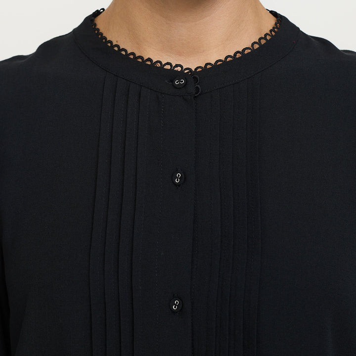 SOFT REBELS - SKJORTE - LIMA SR426-712 - SORT