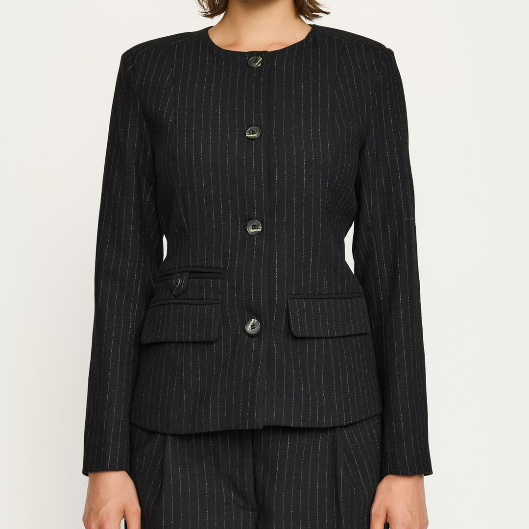SOFT REBELS - BLAZER - YVONNE SR525-730 - BLACK