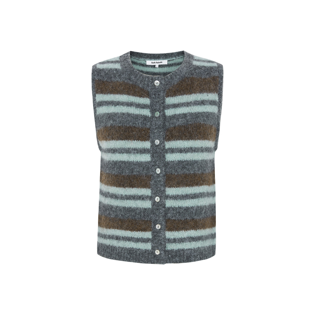 SOFT REBELS - STRIK VEST - CAMILLA 525-209 -386 PURITAN