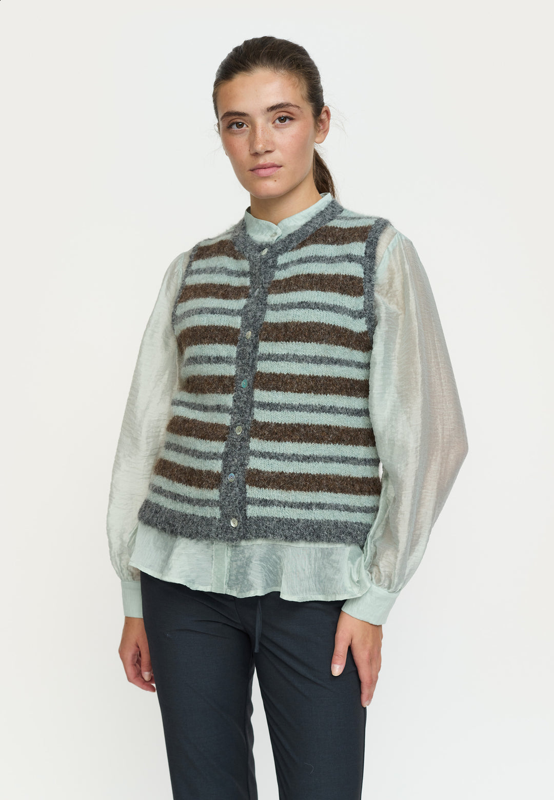 SOFT REBELS - STRIK VEST - CAMILLA 525-209 -386 PURITAN