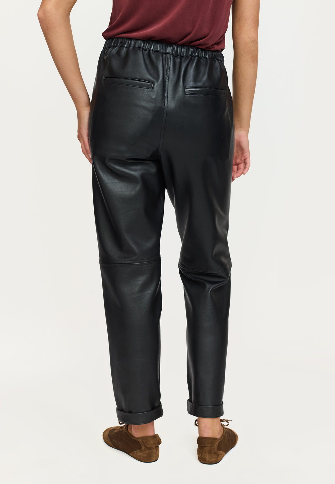 SOFT REBELS - BUKS - NYLAH LEATHER - 526-501 - 011 BLACK