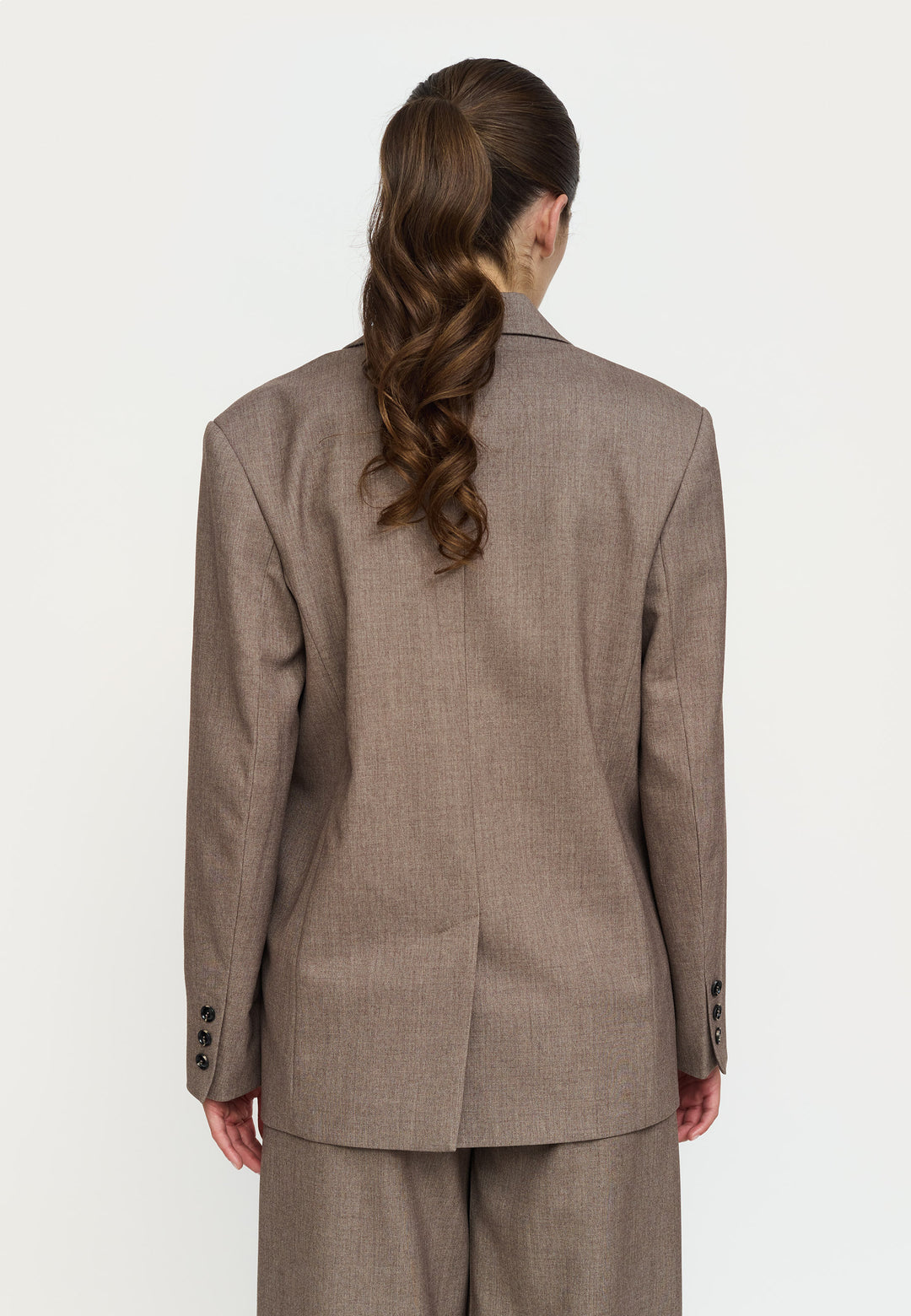 SOFT REBELS - BLAZER - AUBREE - 526-706 - 378 - SILVER MINK MELANGE