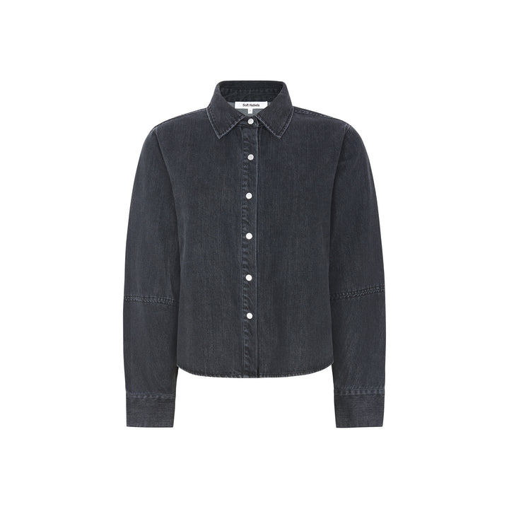SOFT REBELS - SKJORTE - JANET KEIRA - 526-802 - 644 - WASHED PHANTOM
