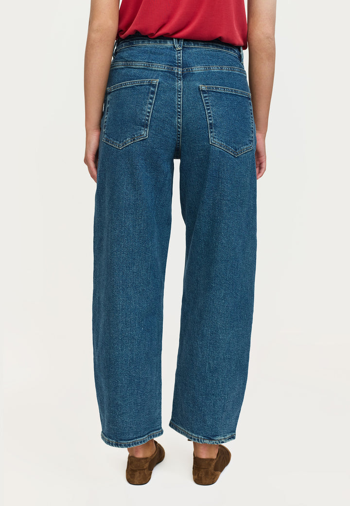 SOFT REBELS - BUKS - AMELIE - 526-803 - 919 - MID WASHED BLUE DENIM