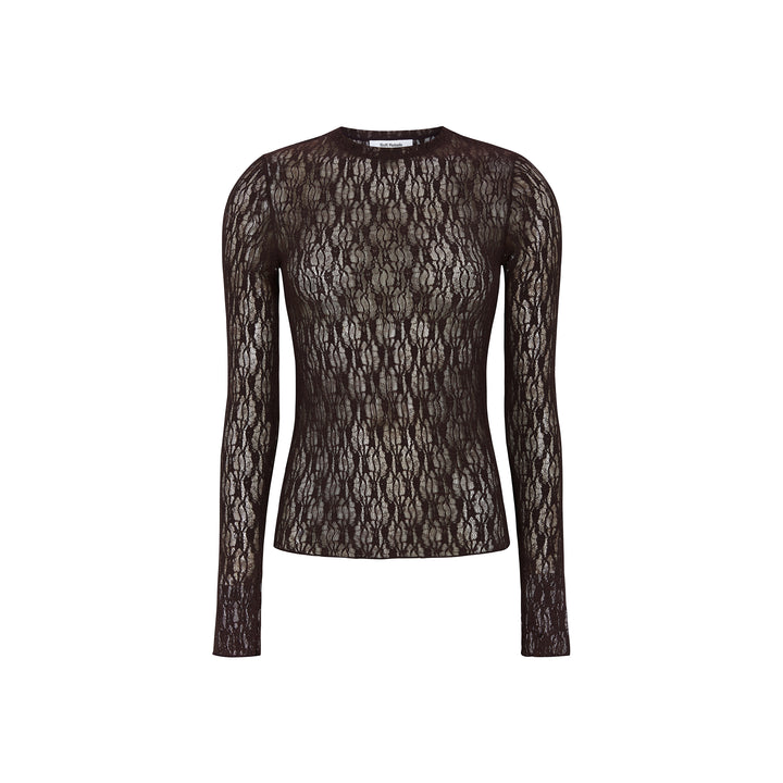SOFT REBELS - BLUSE - OLENA - SR626-300 - CHOCOLATE PLUM