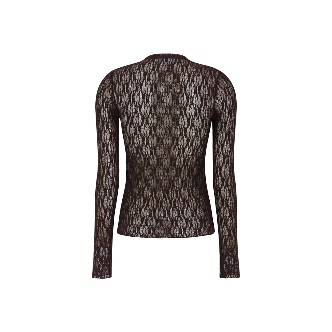 SOFT REBELS - BLUSE - OLENA - SR626-300 - CHOCOLATE PLUM