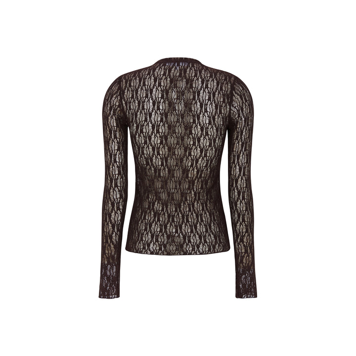 SOFT REBELS - BLUSE - OLENA - SR626-300 - CHOCOLATE PLUM